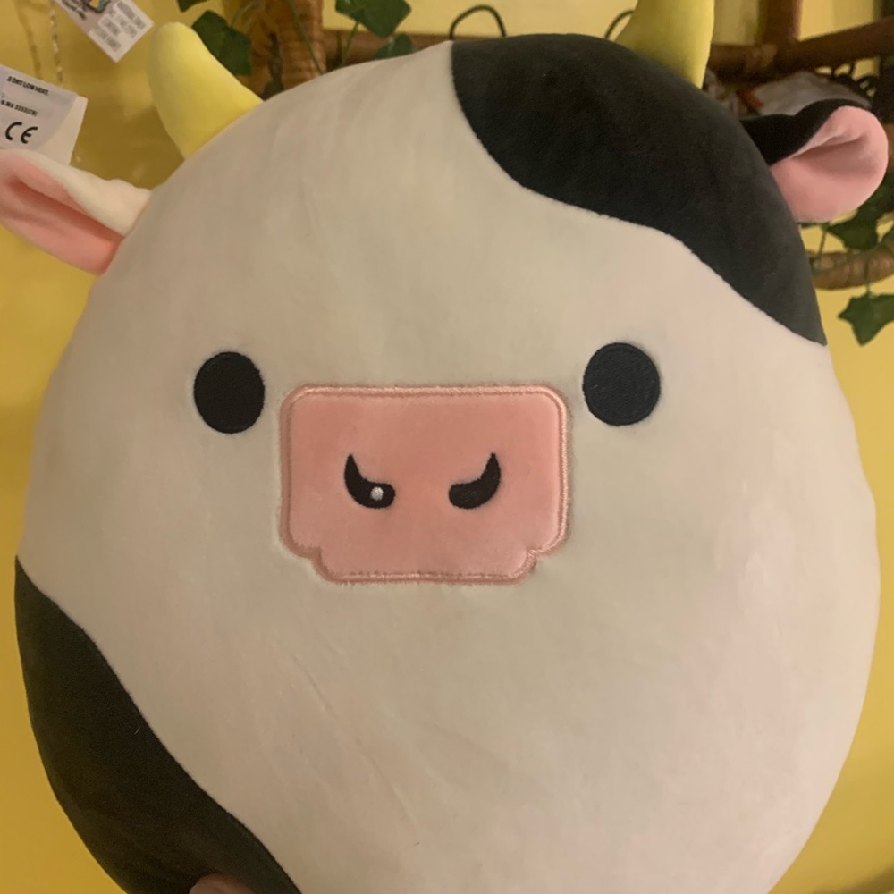 clover cow squishmallow NWT